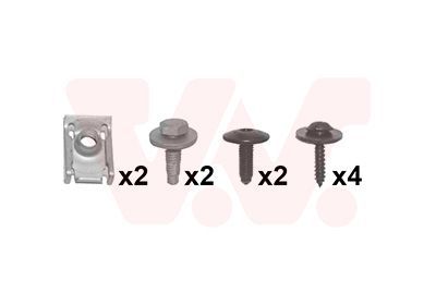 Montavimo komplektas, buferis VAN WEZEL 4341793