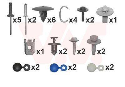 Montavimo komplektas, buferis VAN WEZEL 4341794