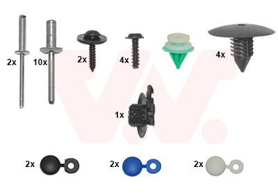 Montavimo komplektas, buferis VAN WEZEL 4372794