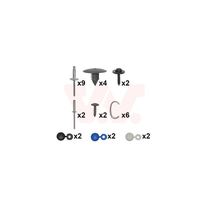 Montavimo komplektas, buferis VAN WEZEL 4373794