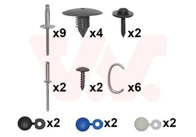 Montavimo komplektas, buferis VAN WEZEL 4373794