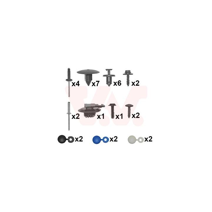 Montavimo komplektas, buferis VAN WEZEL 4376794