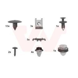 Montavimo komplektas, purvasargis VAN WEZEL 4317796