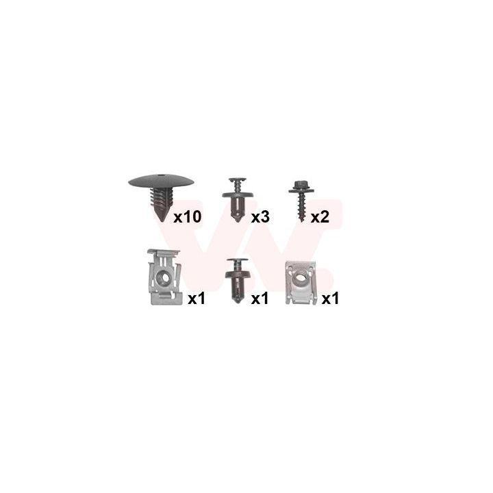 Montavimo komplektas, purvasargis VAN WEZEL 4328796