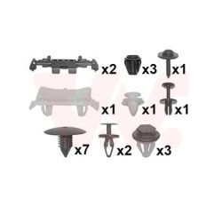 Montavimo komplektas, purvasargis VAN WEZEL 4333796