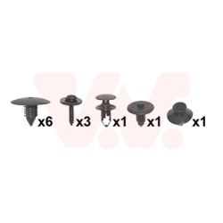 Montavimo komplektas, purvasargis VAN WEZEL 4341796