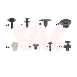 Montavimo komplektas, purvasargis VAN WEZEL 4356796