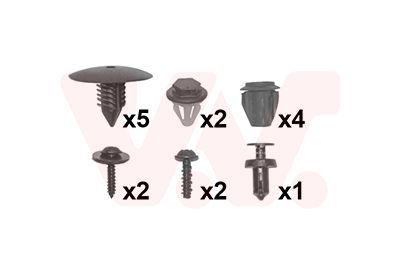 Montavimo komplektas, purvasargis VAN WEZEL 4371796