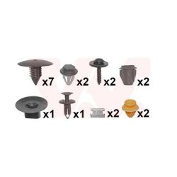 Montavimo komplektas, purvasargis VAN WEZEL 4373796