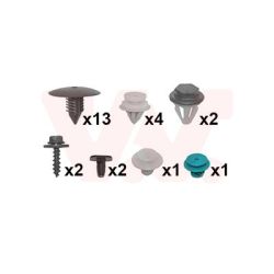 Montavimo komplektas, purvasargis VAN WEZEL 4380796