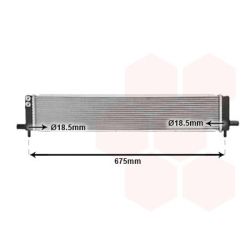 Aušintuvas, traukos baterija VAN WEZEL 53012715