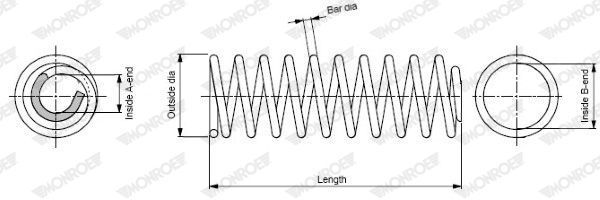 Spyruoklė MONROE SP0160