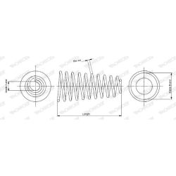 Spyruoklė MONROE SP3744