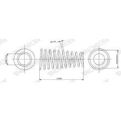 Spyruoklė MONROE SP4110