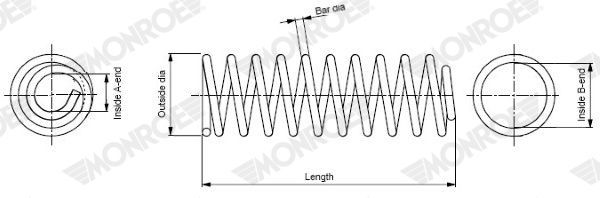 Spyruoklė MONROE SP4112