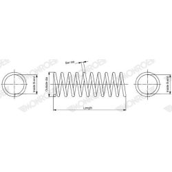 Spyruoklė MONROE SP4115