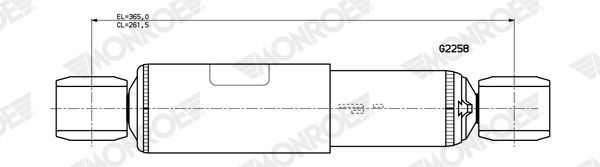 Amortizatorius MONROE G2258