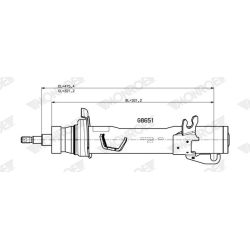 Amortizatorius MONROE G8651