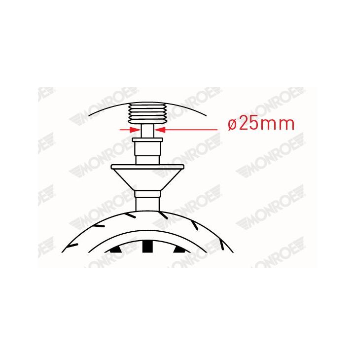 Amortizatorius MONROE V4512