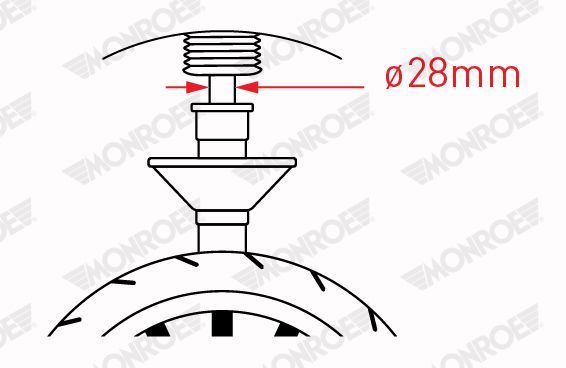 Amortizatorius MONROE V4513