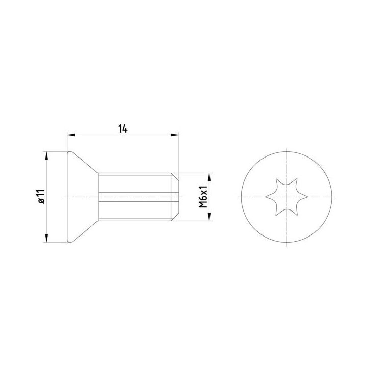 Varžtas, stabdžių diskas TEXTAR TPM0012