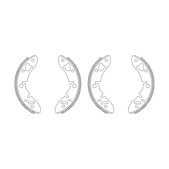 Stabdžių trinkelių komplektas TEXTAR 83005700