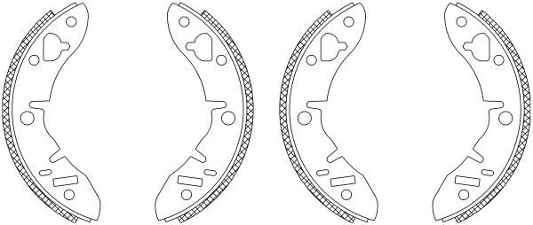 Stabdžių trinkelių komplektas TEXTAR 83005700