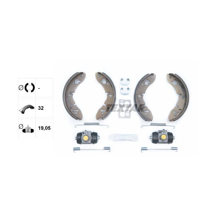 Stabdžių trinkelių komplektas TEXTAR 83005700