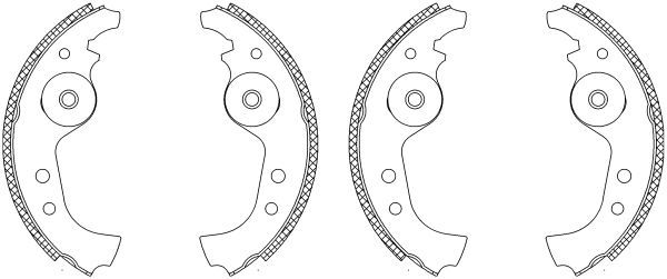 Stabdžių trinkelių komplektas TEXTAR 83005900