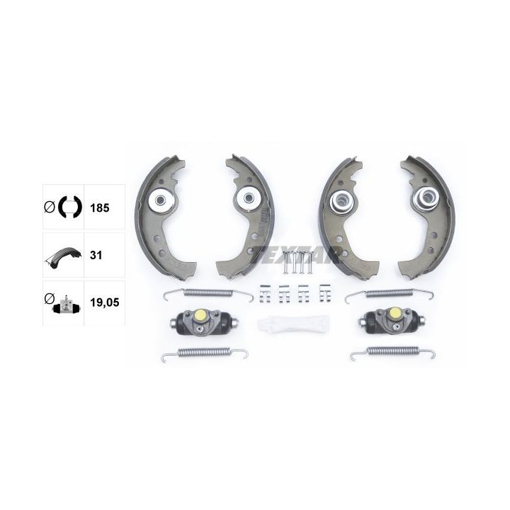 Stabdžių trinkelių komplektas TEXTAR 83005900