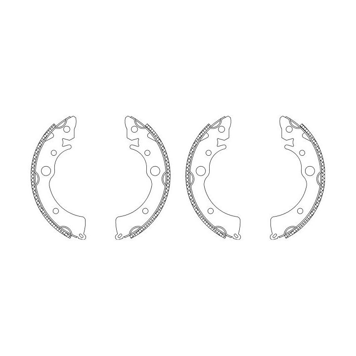 Stabdžių trinkelių komplektas TEXTAR 83034700