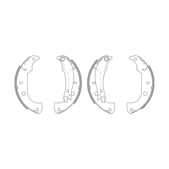 Stabdžių trinkelių komplektas TEXTAR 83037004