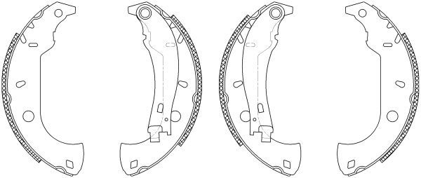 Stabdžių trinkelių komplektas TEXTAR 83037004