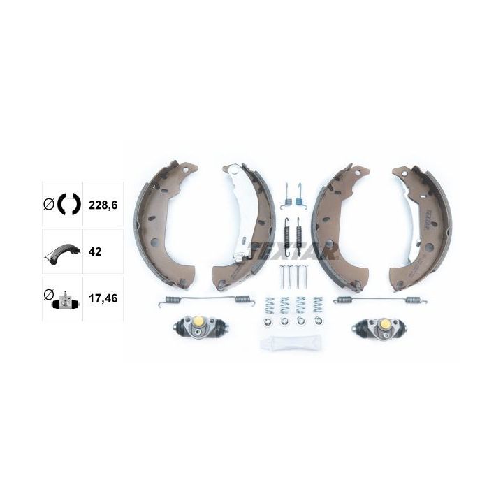 Stabdžių trinkelių komplektas TEXTAR 83037004