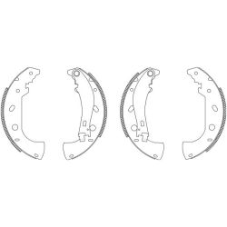 Stabdžių trinkelių komplektas TEXTAR 83053101