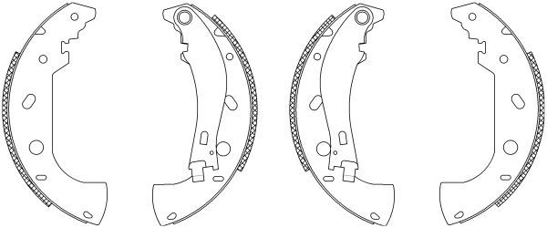 Stabdžių trinkelių komplektas TEXTAR 83053101