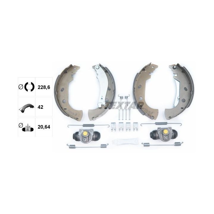 Stabdžių trinkelių komplektas TEXTAR 83053101