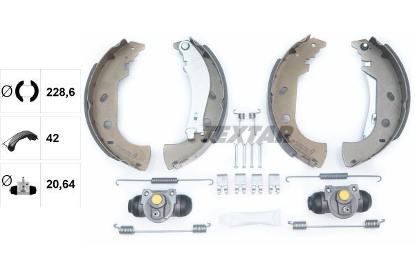 Stabdžių trinkelių komplektas TEXTAR 83053101