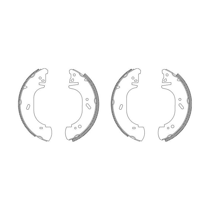 Stabdžių trinkelių komplektas TEXTAR 83054500