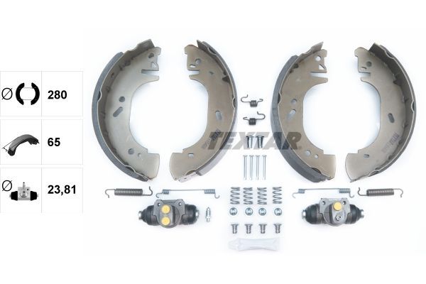 Stabdžių trinkelių komplektas TEXTAR 83054500