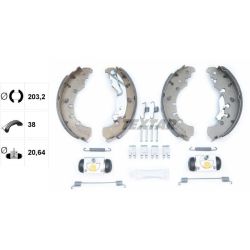 Stabdžių trinkelių komplektas TEXTAR 83065300