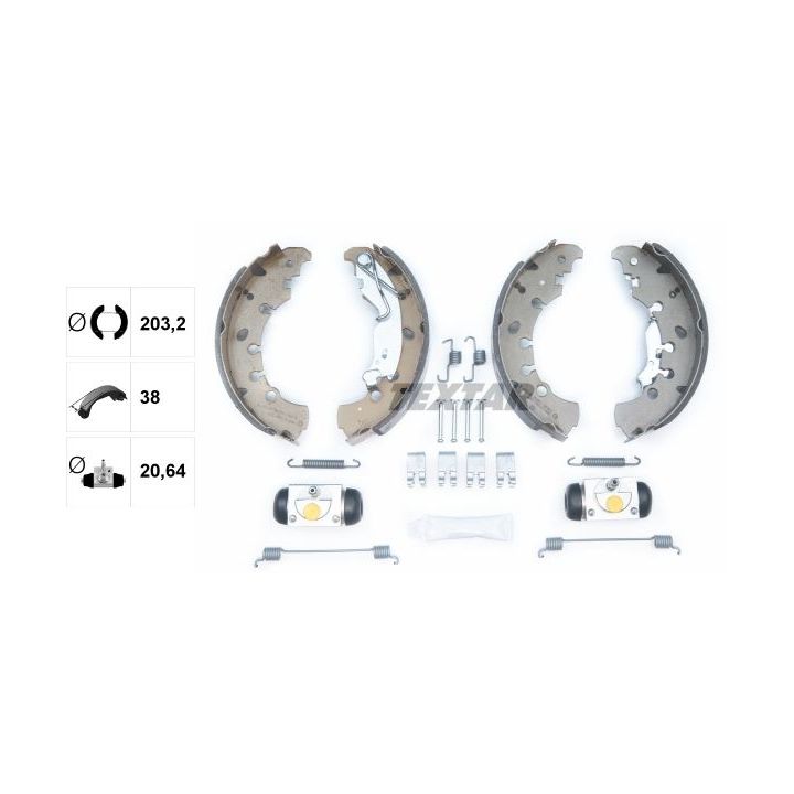 Stabdžių trinkelių komplektas TEXTAR 83065300