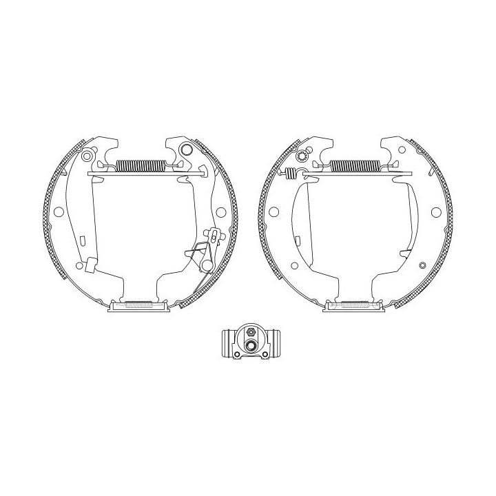Stabdžių trinkelių komplektas TEXTAR 84029700