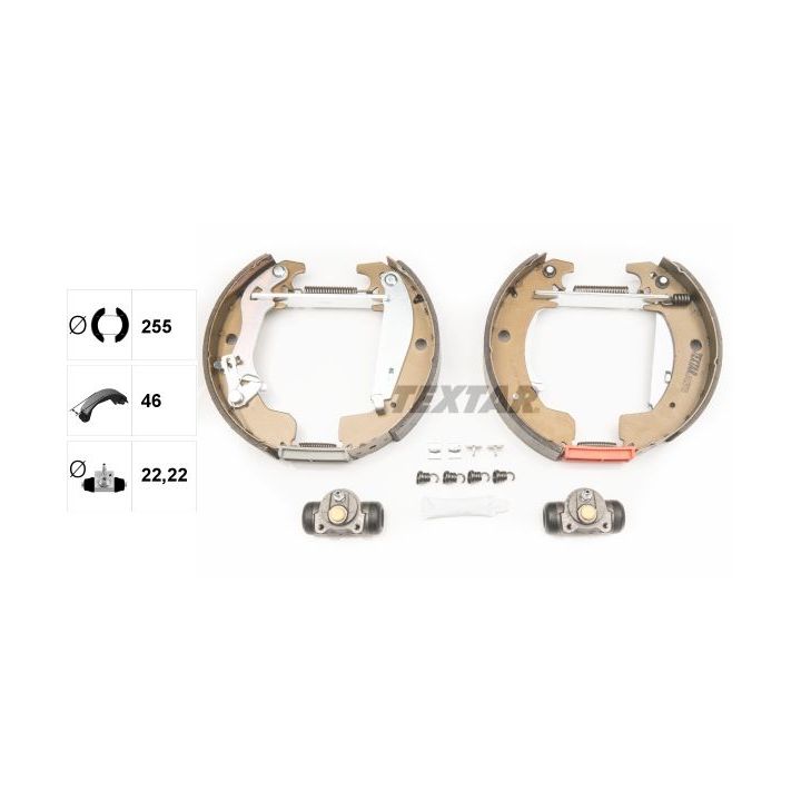 Stabdžių trinkelių komplektas TEXTAR 84029700