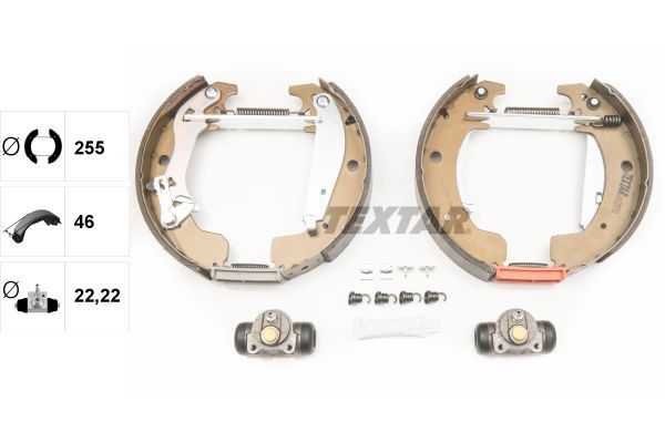 Stabdžių trinkelių komplektas TEXTAR 84029700