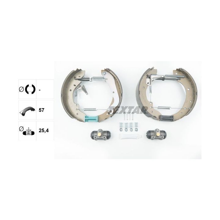 Stabdžių trinkelių komplektas TEXTAR 84030600