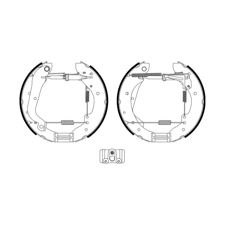 Stabdžių trinkelių komplektas TEXTAR 84030601