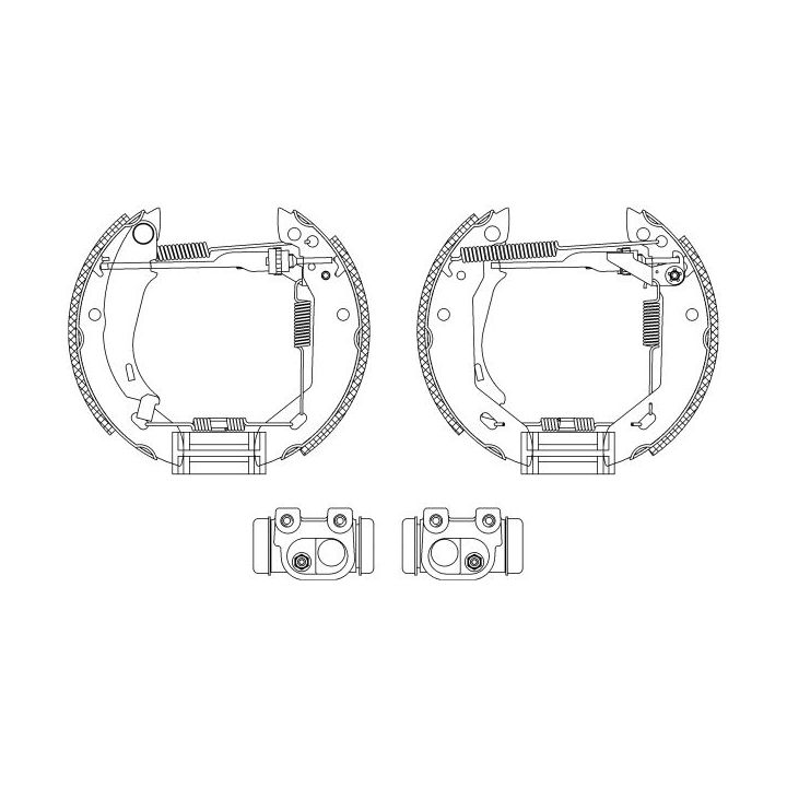 Stabdžių trinkelių komplektas TEXTAR 84031802