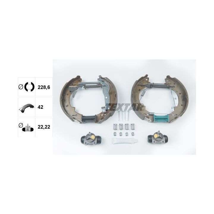 Stabdžių trinkelių komplektas TEXTAR 84033800