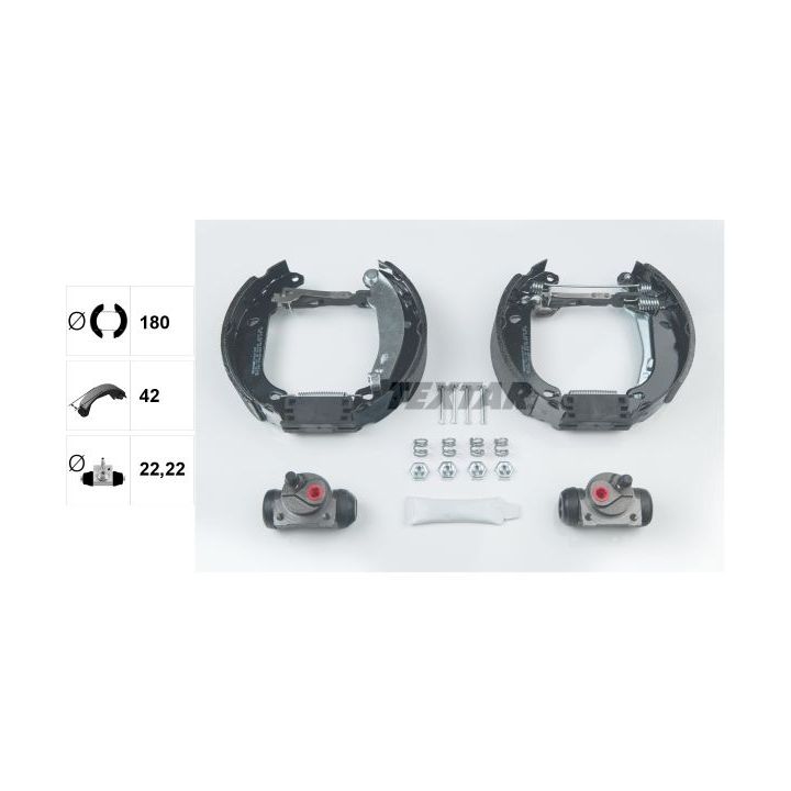 Stabdžių trinkelių komplektas TEXTAR 84037400